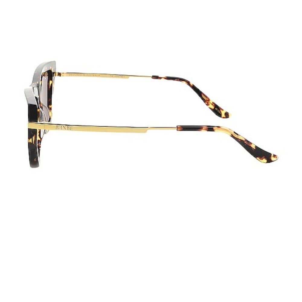 Banbe The Whitney Sunglasses Amber Tort & Auburn Cat Eye Large Frames Revolve — image 3 of 8